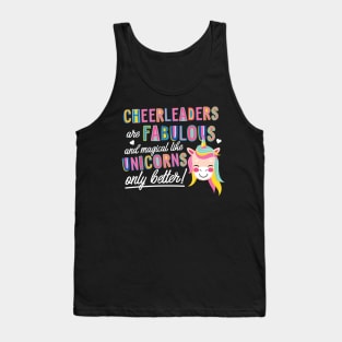 Cheerleaders are like Unicorns Gift Idea Tank Top